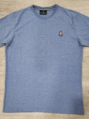 Psycho Bunny Pima Cotton Short Sleeve T Shirt Bunny Logo Men's L